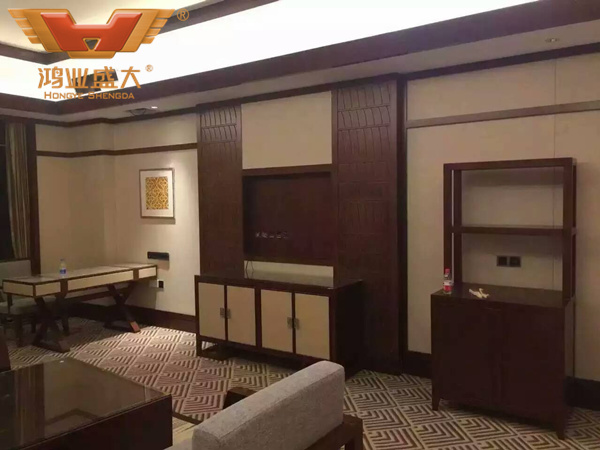贵州贵阳国际人才公寓酒店标准双人房现场安装情况
